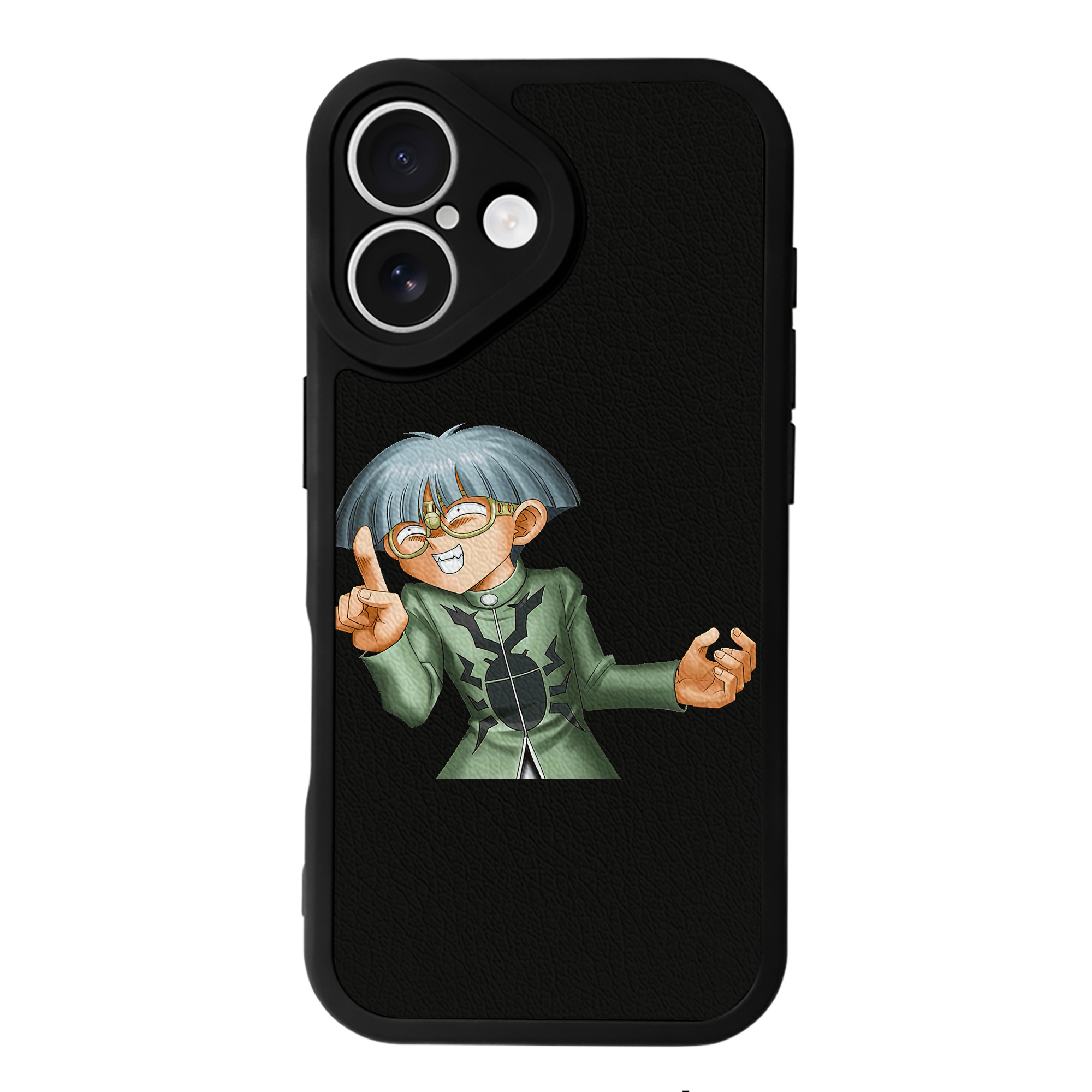 （画像用） 遊☆戯☆王 Yu-Gi-Oh! 【iPhone 16シリーズ対応】シリコンスマホケース（レザー調） 材質：シリコン